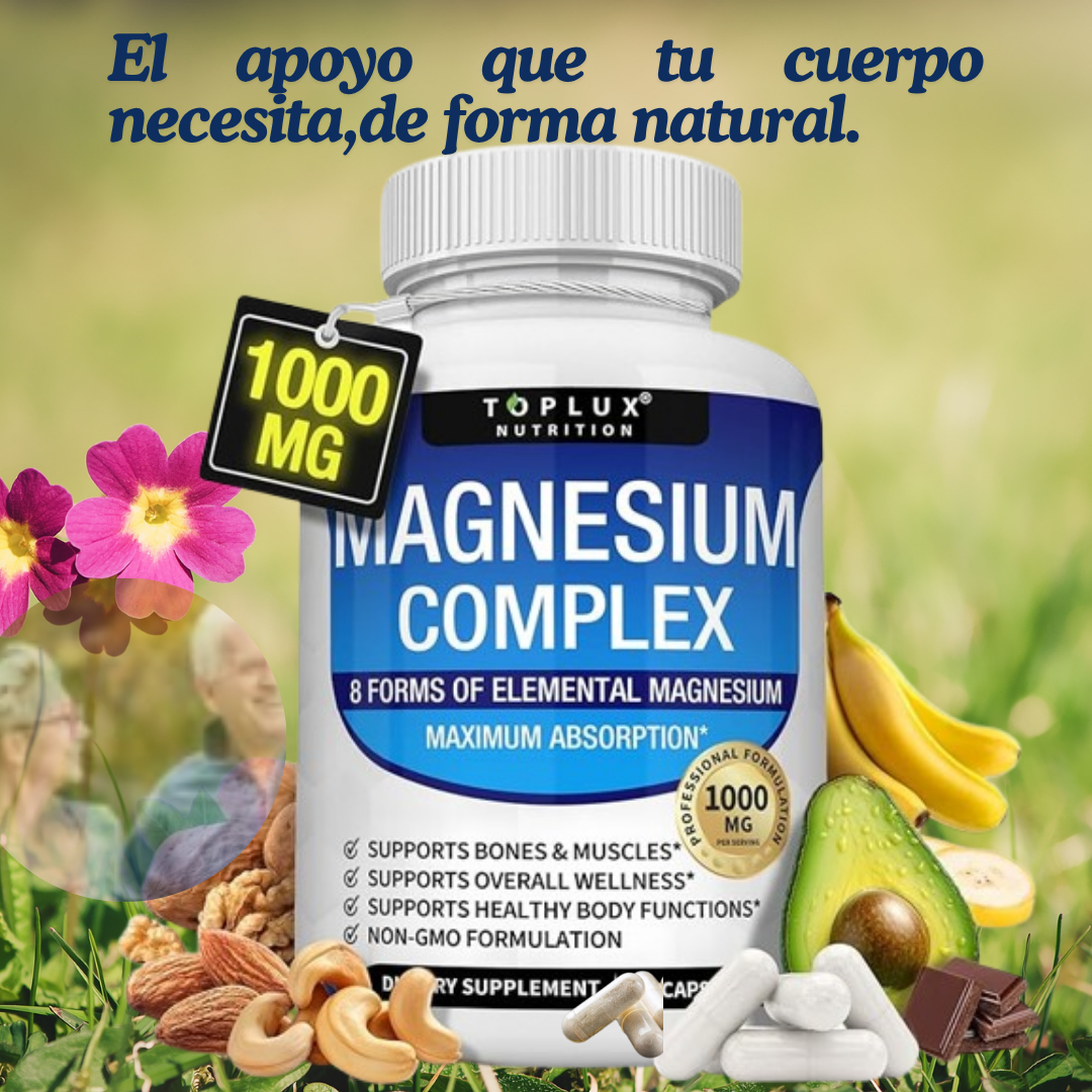 Magnesio Complex™ 8 en 1 - Contiene 60 Cápsulas