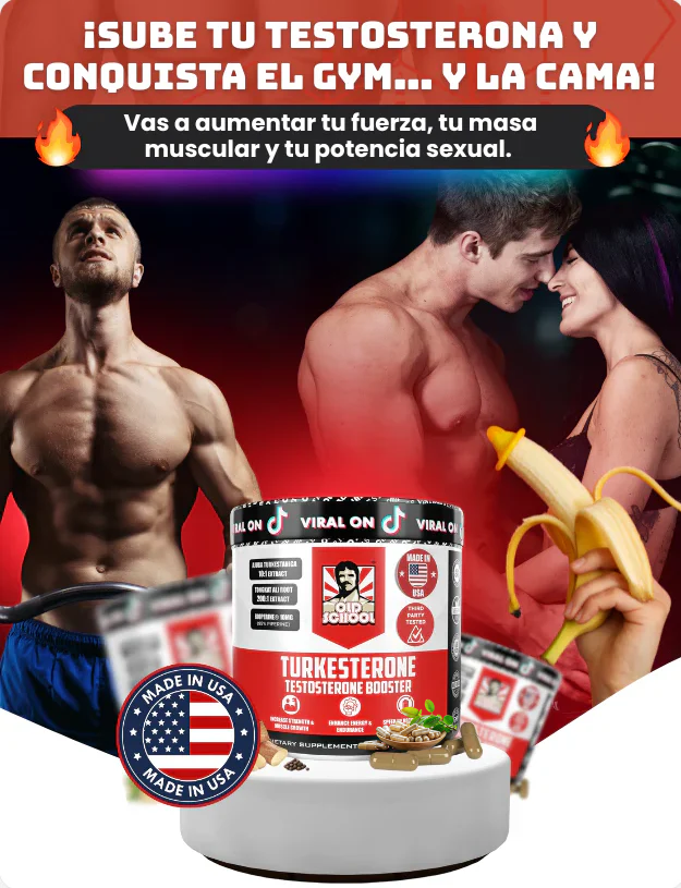 Turkesterone™ - Eleva Tu Fuerza y Vitalidad Masculina 60 Cápsulas